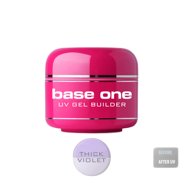 Base one - Builder - Paksu violetti 15g UV-geeli