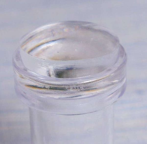 Stempelpude + skraber til nail art stempling - Klar
