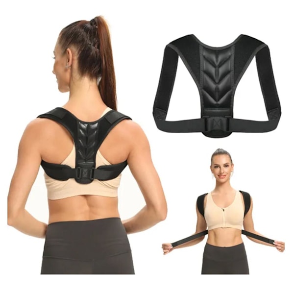 Holdningsvest for holdningskorreksjon Black one size