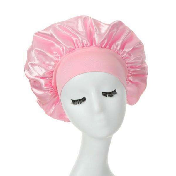 Sovmössa - Satin bonnet - Sleep Cap Rosa one size