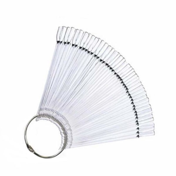 Displayspidser, fleksibelt prøvekort / display med tip i plexiglas Transparent