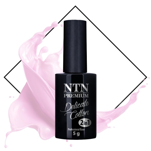 NTN Premium - Delicate Cotton - 2in1 Basecoat - 5g nr2 Pink