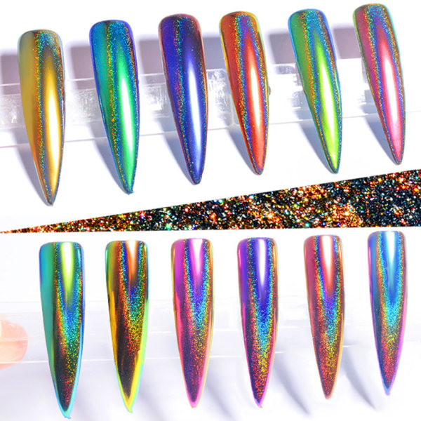 Holo Peacock Chameleon powder - Chrome pigment Nr 11