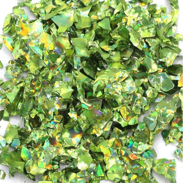 Nagelglitter - Flakes / Mylar - Grön - 8ml - Glitter Grön