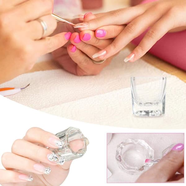 Diskkopp - Dappen dish - Crystal Glass cup - Acrylic Liquid Transparent 1st