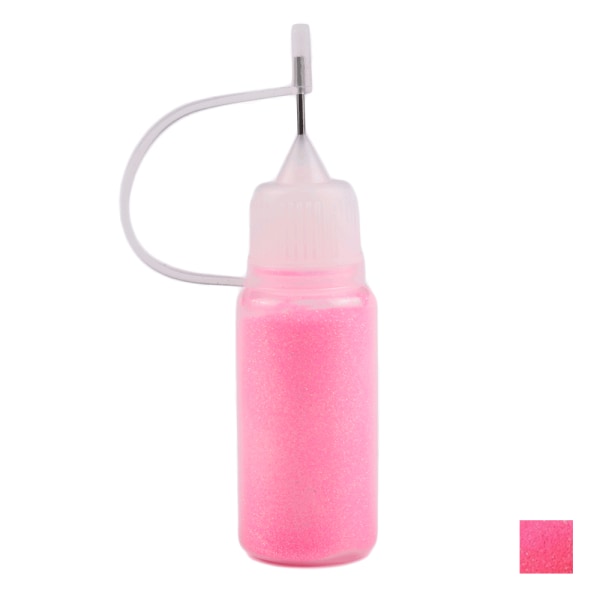 Mermaid glitter i puff flaskor - 8st färger! Rosa