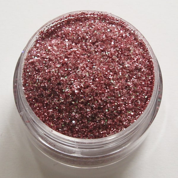Negleglitter - Finkornet - Pinky grøn - 8ml - Glitter Pink