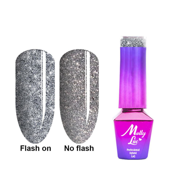 Mollylac - Gel polish - Blinkende lys - Nr565 5g UV gel/LED