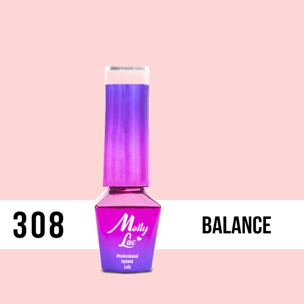 Mollylac - Gellack - Skin &amp; Make Up - Nr308 - 5g UV-gel / LED