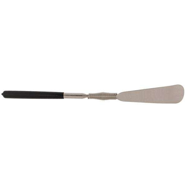 Uttrekkbart skohorn i metall - 77 cm langt - Silver