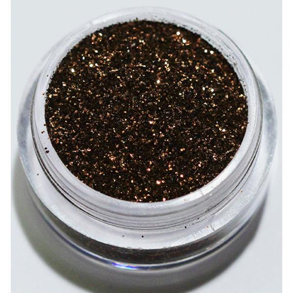 1. Finkornet glitter Brun