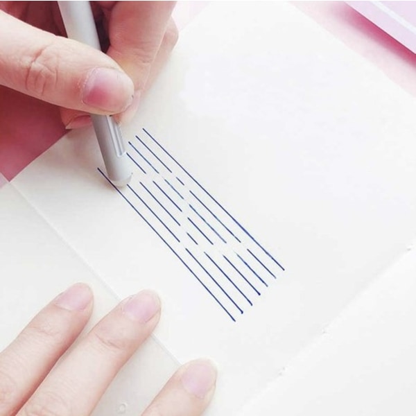 Slettbare blekkpenner med dyremotiver - 4-pakning Multicolor