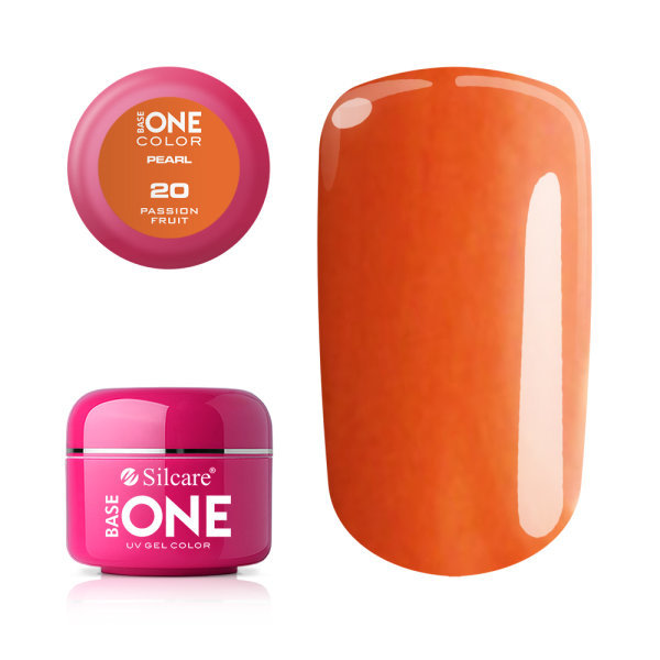 Base one - Pearl - Passionsfrugt 5g UV-gel Orange