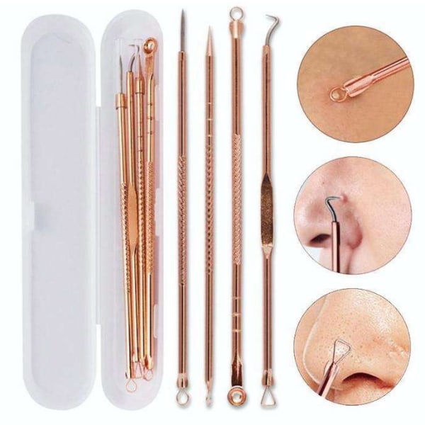 Cuticle pusher - 2 i 1 Pink gold