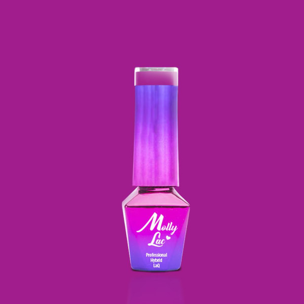 Mollylac - Gel polish - Cocktails & drinks - Nr15 - 5g UV gel/LED Purple