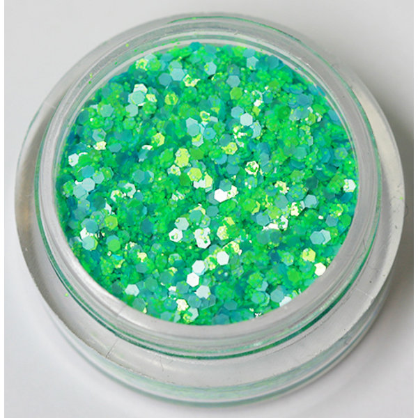 Kynsien glitter - Mix - Kesä - 8ml - Glitter Green