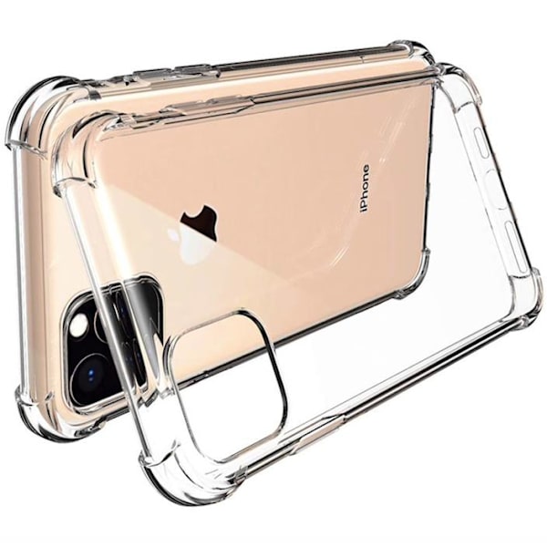 iPhone 11 Pro Silikon Shockproof Skal extra stöt tåligt Transparent