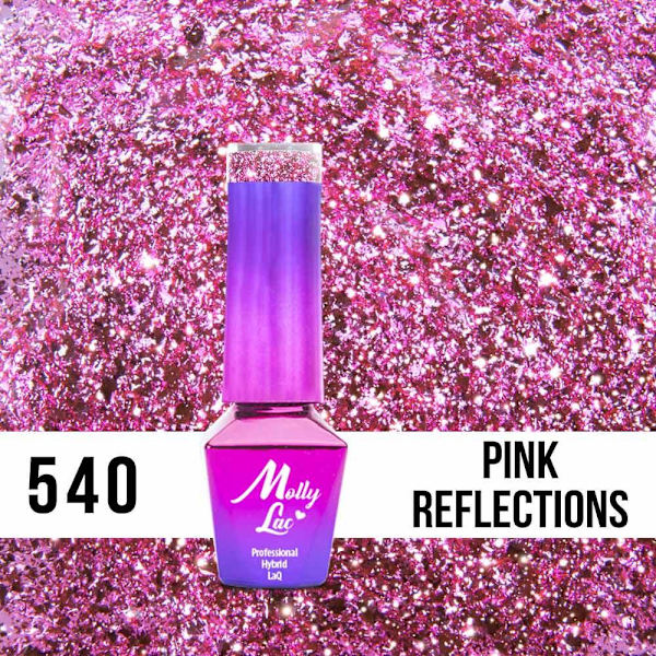 Mollylac - Gellack - Luxury Glam - Nr540 - 5g UV-gel/LED Rosa