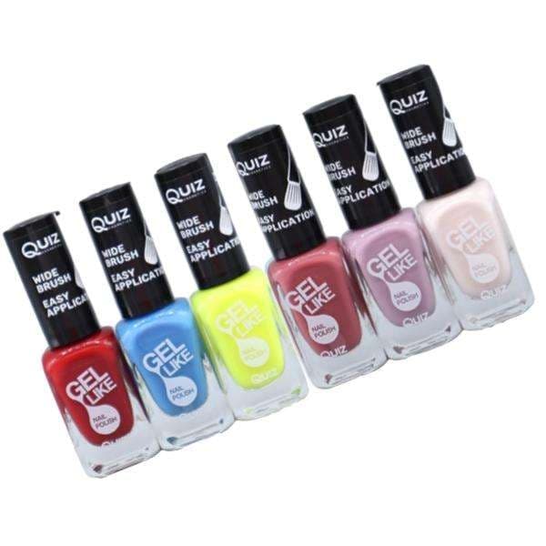 6 stk neglelak, neglelak - Sæt - Multicolor