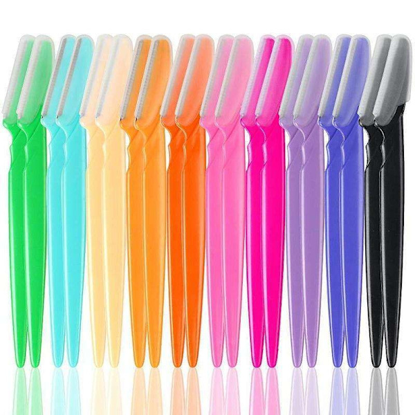 3-pack Ögonbrynskniv - Skäggkniv - Eyebrow knife - Trimmer multifärg