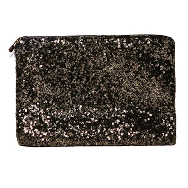 Bag Sequins Party käsilaukku/lompakko Musta Black
