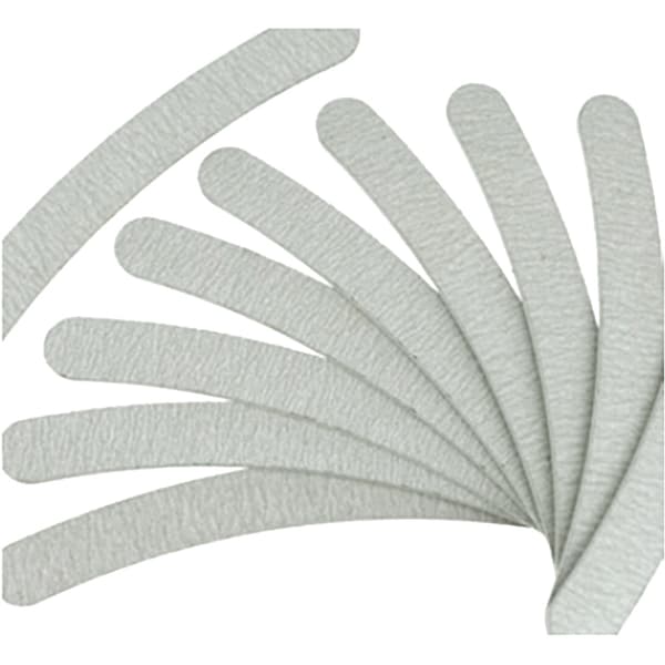 10 neglefiler bananbøy - sebra 100/180 Grey