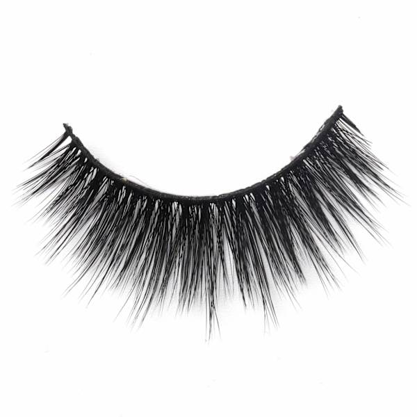5-par lösögonfransar - 6D faux mink - G219 Svart