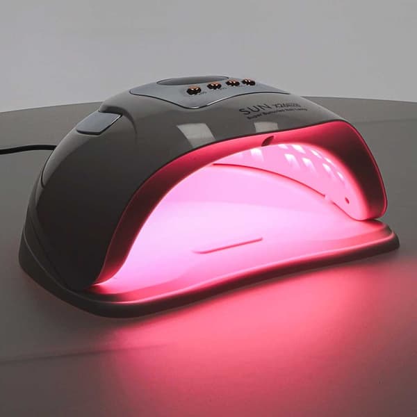 UV/LED-lampa med Timerfunktion Vit