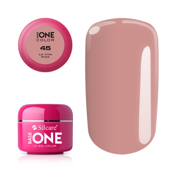 Base one - Farve - La viva pink 5g UV-gel Pink