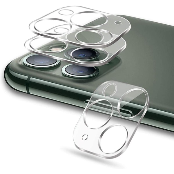 2-Pack Lens beskyttelse til iPhone 12 Kamera i hærdet glas Transparent iPhone 12  (6.1)