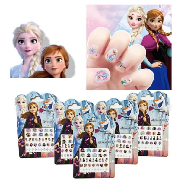 Frostfrossen Elsa Anna håndverkssminke - Spikerpinner 100 stk Multicolor