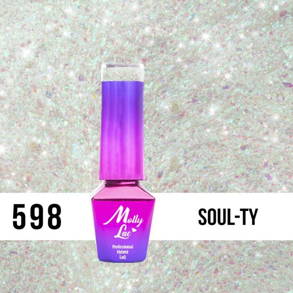 Mollylac - Gellack - Mermaid Whispers - Nr598 - 5g UV-gel/LED