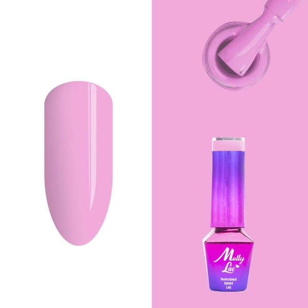 Mollylac - Gellack - Flamingo - Nr141 - 5g UV-gel / LED Pink