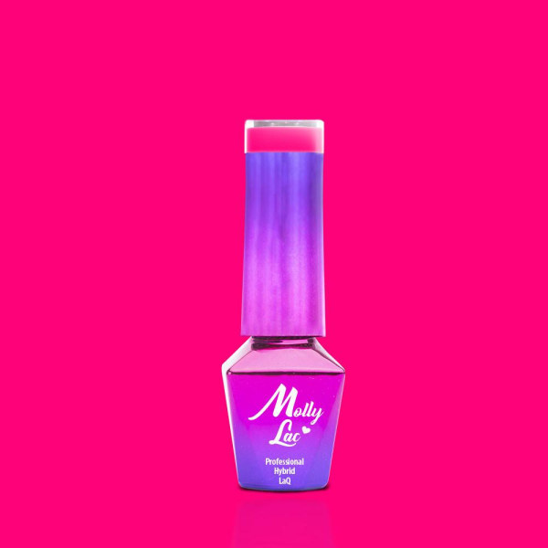 Mollylac - Gellack - Flamingo - Nr138 - 5g UV-gel / LED Pink