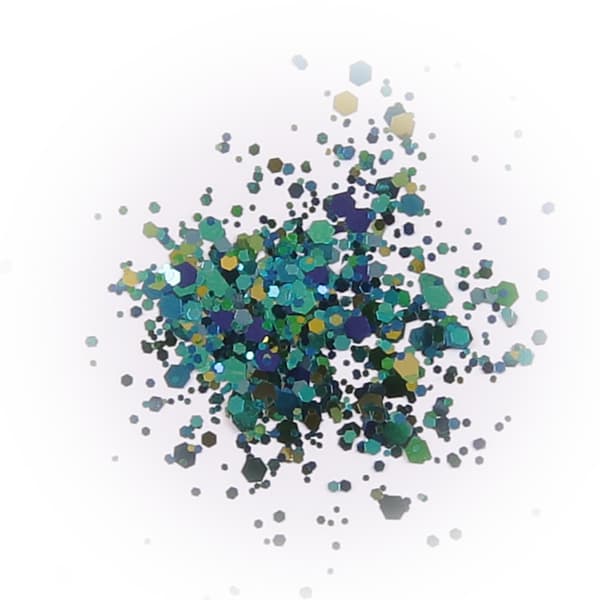 Nail glitter - Mix - Pocket blue - 8ml - Glitter
