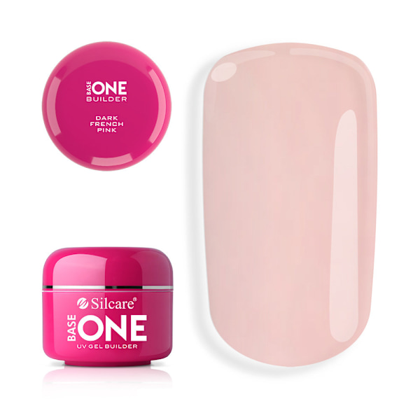 Base one - Builder - French pink dark 30g UV-gel Rosa