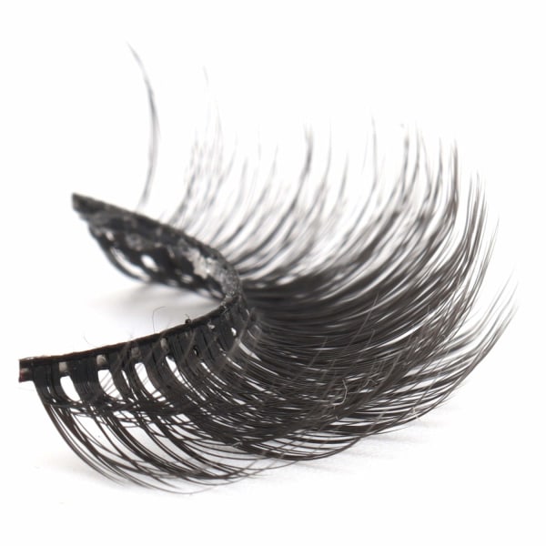 5-par lösögonfransar - 6D faux mink - G220 Svart