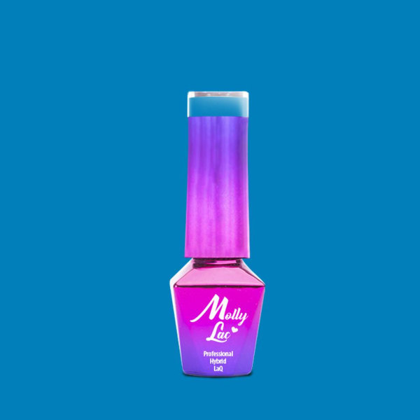 Mollylac - Gelelakk - Bubble Tea - Nr137 - 5g UV gel/LED Blue