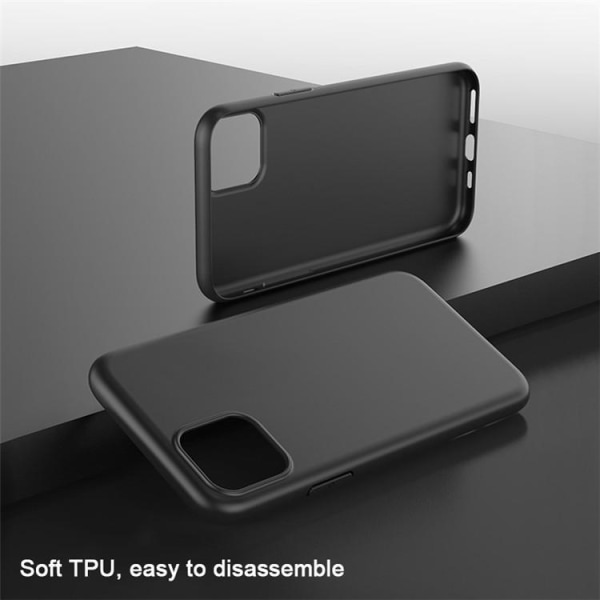 iPhone 12 Pro Max 6,7 tommer - mat sort cover Black