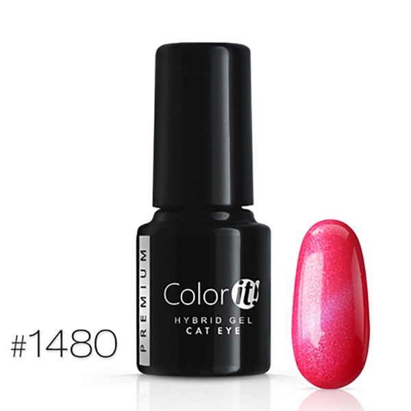 Gellack - Color IT - Premium - Cat Eye - * 1480 UV-gel / LED Pink