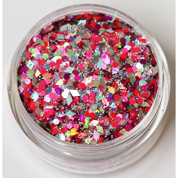 Nagelglitter - Mix - Princess - 8ml - Glitter multifärg