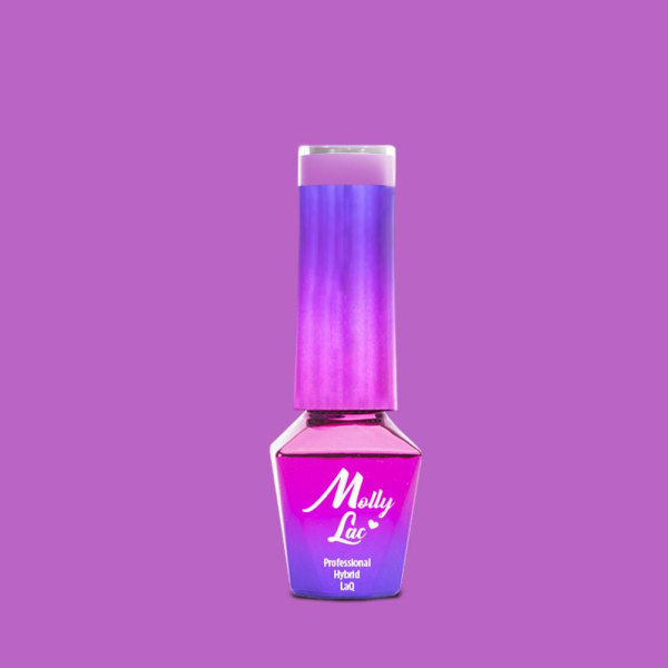 Mollylac - Gel polish - Cocktails & drinks - Nr17 - 5g UV gel/LED Purple