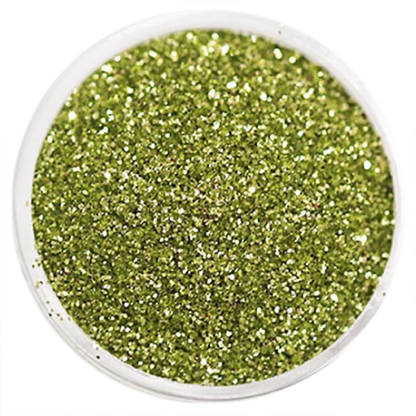 Negleglimmer - Finkornet - Lysegrøn - 8ml - Glitter Light green