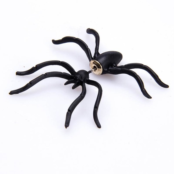 Halloween Ørering Spider - Sort Spider - Black 1st 
