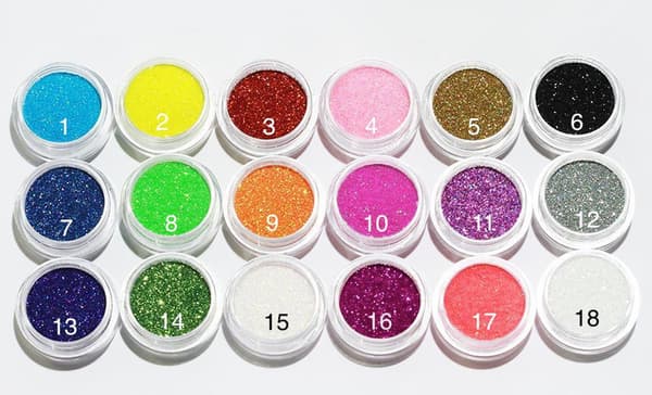Glitter finkornigt 11. Lila