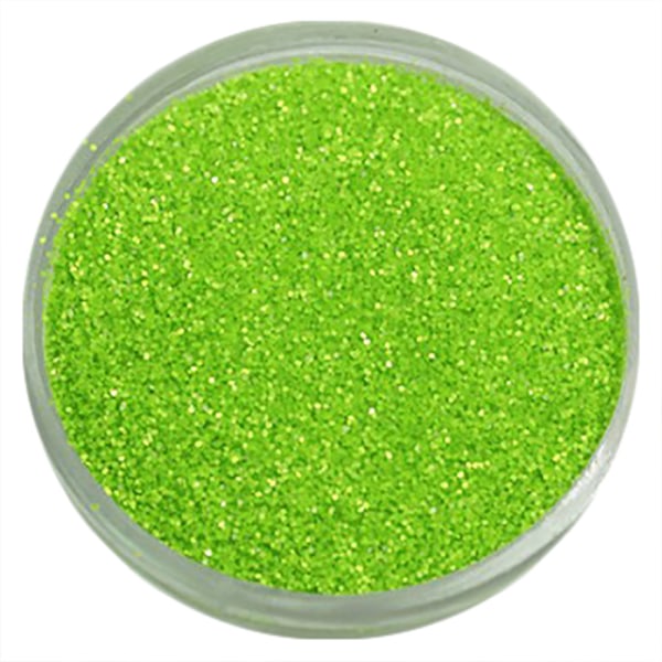 Kynsien glitter - Hienorakeinen - Neonvihreä (matta) - 8ml - Glitter Green