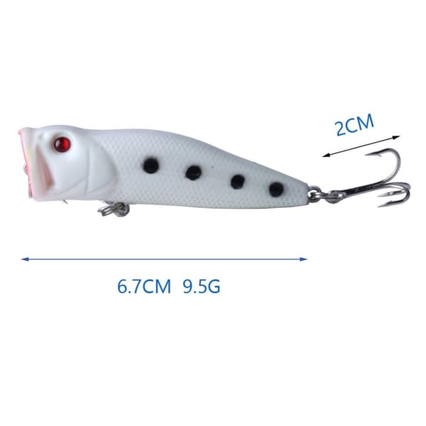 5 vaappua hehkuu pimeässä crankbait Multicolor