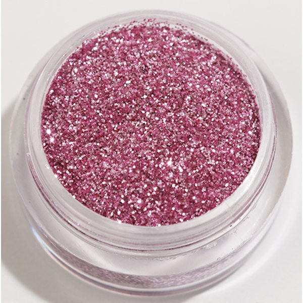 Negleglimmer - Finkornet - Gammelrosa - 8ml - Glitter Pink