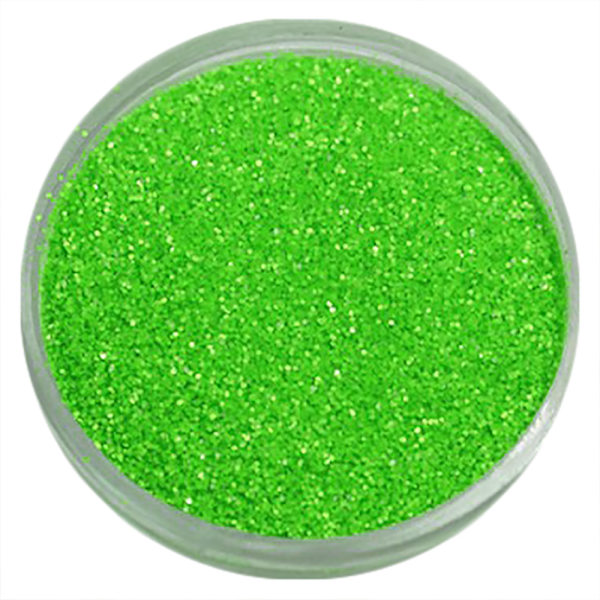 Nagelglitter - Finkornigt - Neon grön - 8ml - Glitter Grön