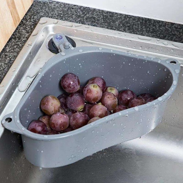 Strainer for Sink / Rinse box - Rinse fruit & vegetables Grey